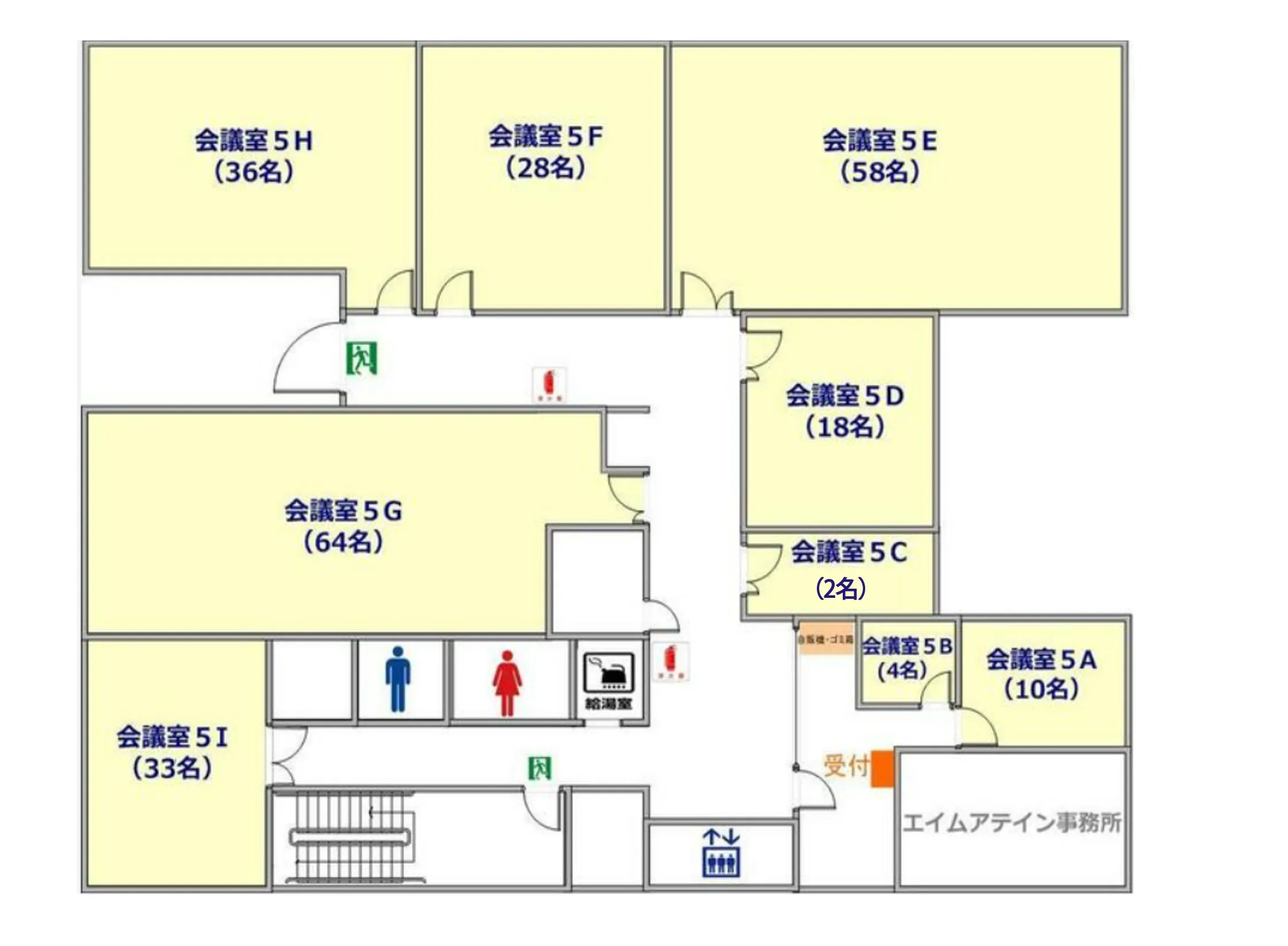 5階フロアマップ