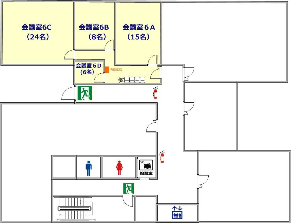 6階フロアマップ